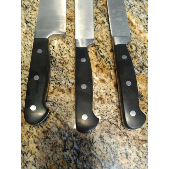 Kunstler Connoisseur 3-Piece Chef knife set. Solid Cutlery Bread Chef Carving - Picture 6 of 8